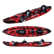 3 person (2+1)kayak sit on top fishing plastic family kayak LLDPE
